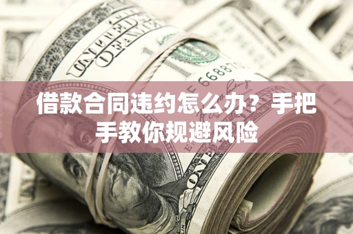 武汉借款合同违约怎么办？手把手教你规避风险