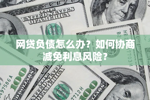 武汉网贷负债怎么办？如何协商减免利息风险？