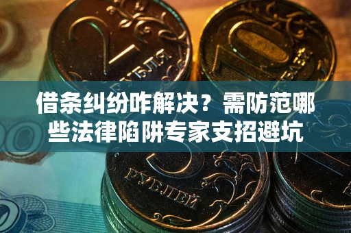 武汉借条纠纷咋解决？需防范哪些法律陷阱专家支招避坑