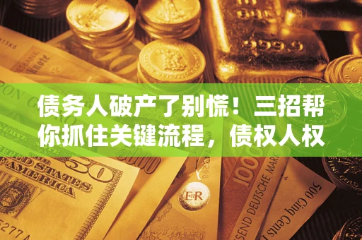 武汉债务人破产了别慌！三招帮你抓住关键流程，债权人权益不再缩水