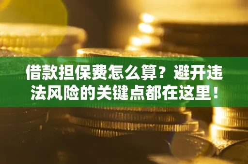 武汉借款担保费怎么算？避开违法风险的关键点都在这里！