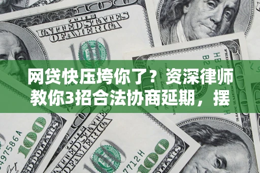 武汉网贷快压垮你了？资深律师教你3招合法协商延期，摆脱暴力催收！