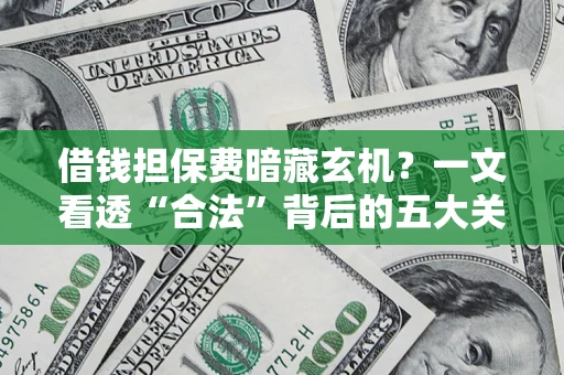 武汉借钱担保费暗藏玄机？一文看透“合法”背后的五大关键陷阱