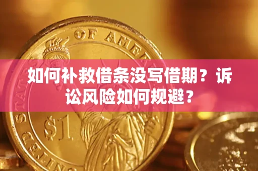 武汉如何补救借条没写借期？诉讼风险如何规避？