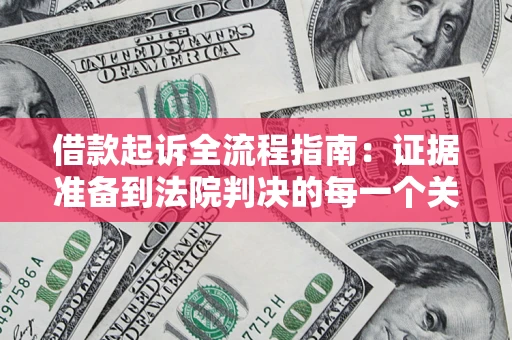 武汉借款起诉全流程指南：证据准备到法院判决的每一个关键步骤