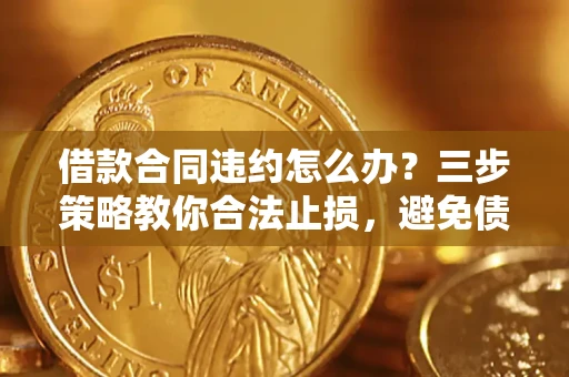 武汉借款合同违约怎么办？三步策略教你合法止损，避免债务危机升级